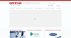 Desktop Screenshot of orthostore.com.br